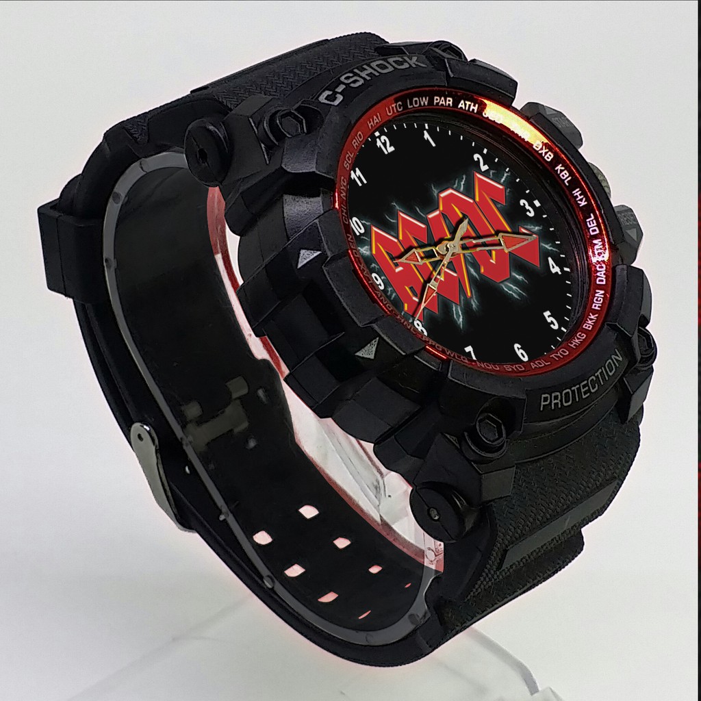 (ISTIMEWA BOSSQUE) JAM TANGAN ACDC LIST MERAH - EXCLUSIVE 16