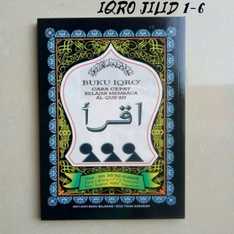 

IQRO BENDEL BESAR MURAH JILID 1-6