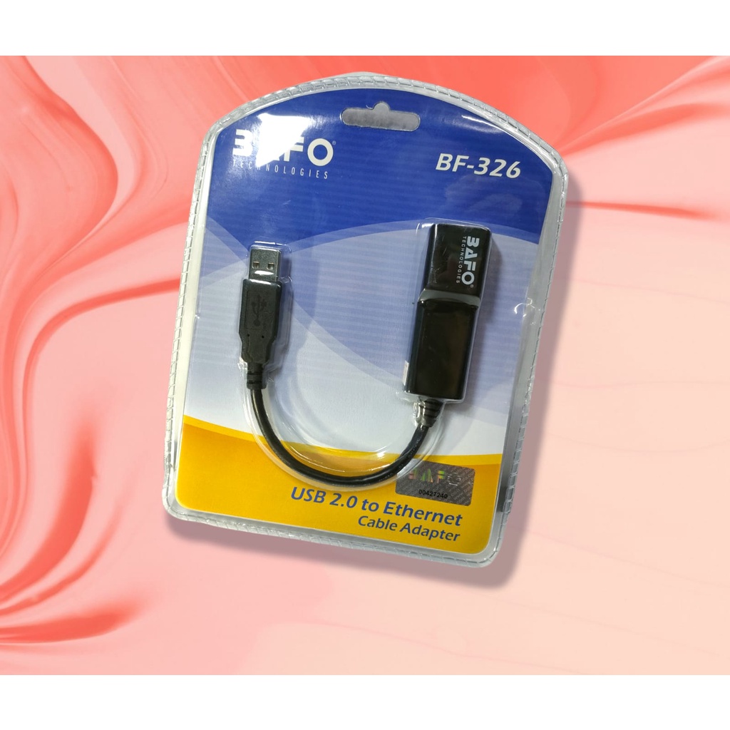 BAFO BF-326 USB 2.0 to LAN ETHERNET CABLE ADAPTER