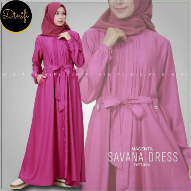 Savana dress by mouza untuk casual dan syar'i
