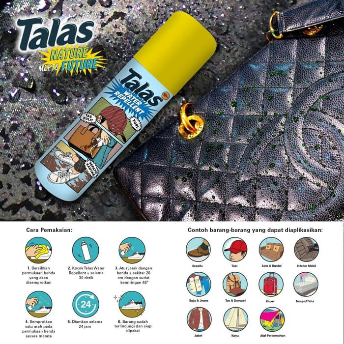 Talas Water Repellent Spray 50ML BUKAN Umbre Waterproof Spray/Anti Air