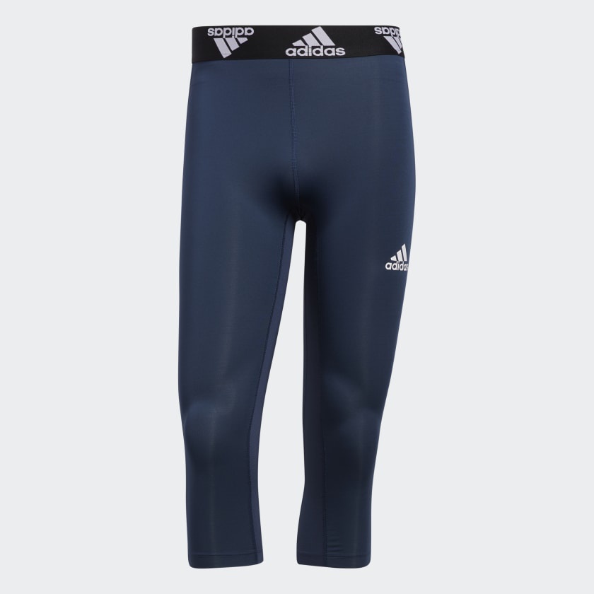 Celana Legging Pria Adidas Techfit 3/4 3-Stripes Tights Artikel GM0503 Original