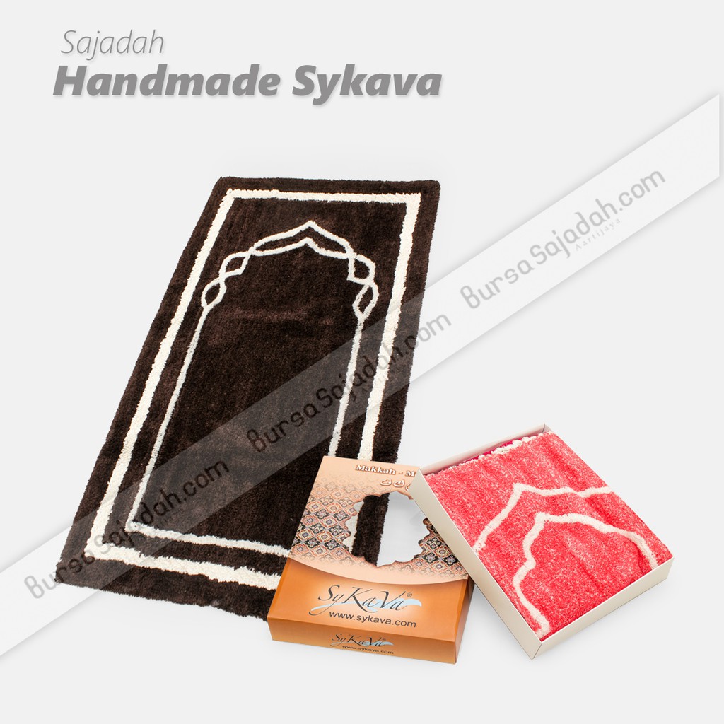 Sajadah Bulu Tebal Empuk Murah Handmade Motif Warna - Sykava II