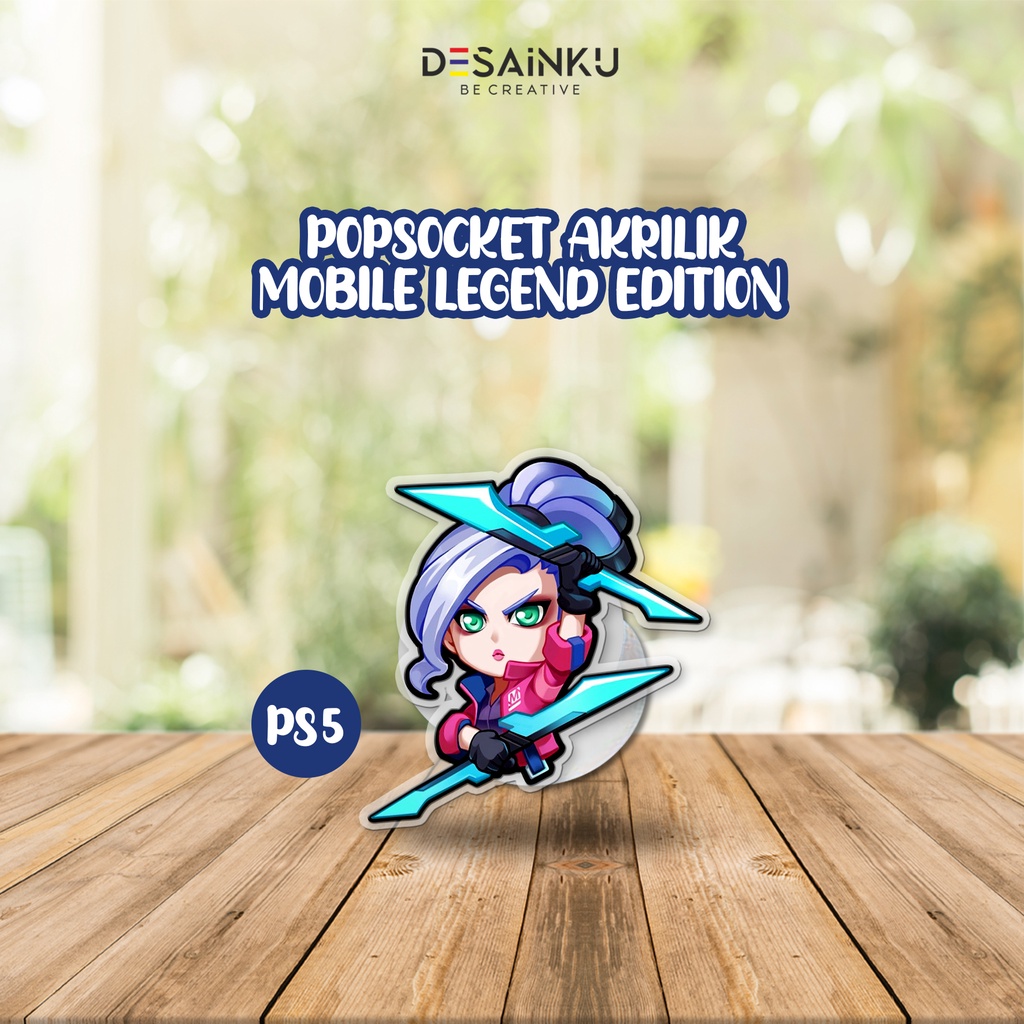 Popsocket Akrilik Mobile Legend Edition / Phone Grip Custom / Pop Socket Custom / Pop Socket Lucu / Pop Socket Murah