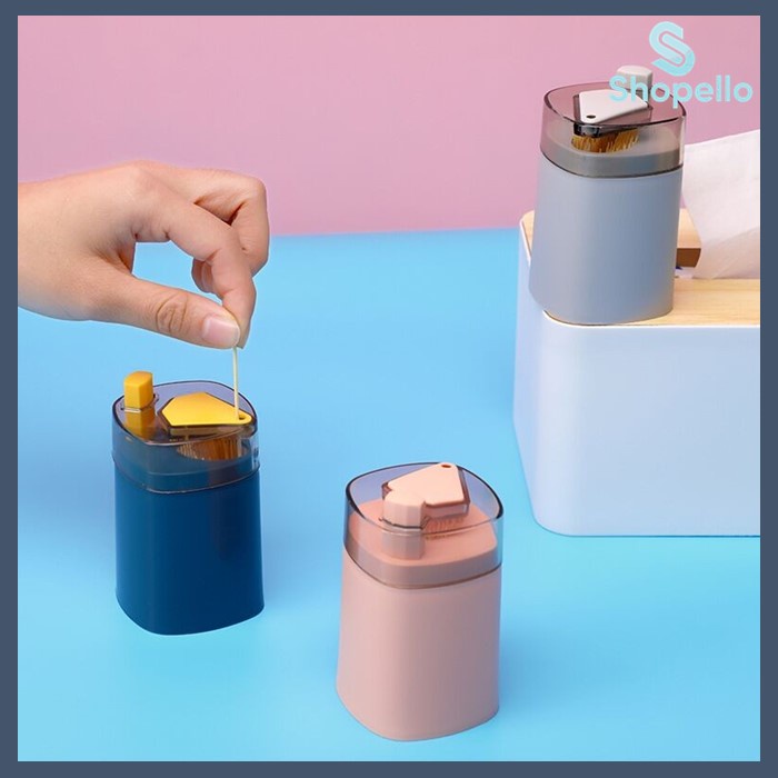 SHOPELLO - Tempat Tusuk Gigi Otomatis Automatic Toothpick Holder