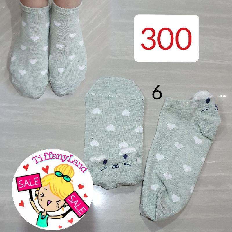 kaos kaki korean style kaos kaki motif lucu 300