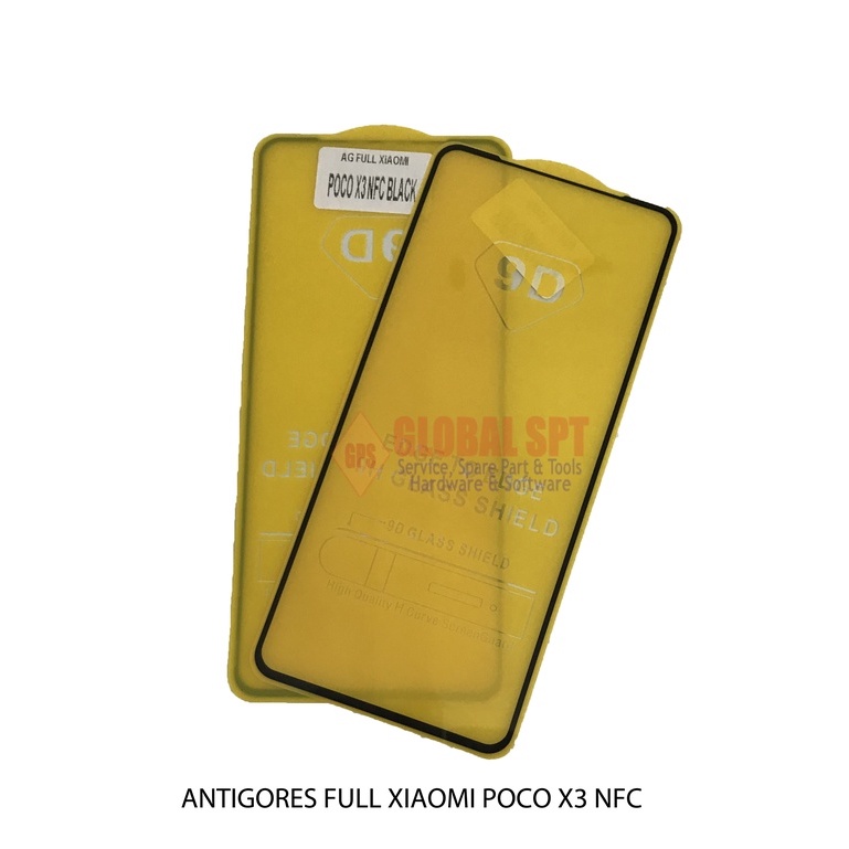ANTIGORES FULL KACA XIAOMI POCO X3 NFC / POCOPHONE X3 NFC ANTI GORES FULL WARNA