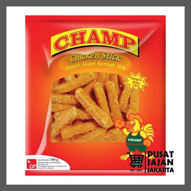 Champ Chicken Stick 500 Gr Naget Daging Ayam Olahan Nugget Stik