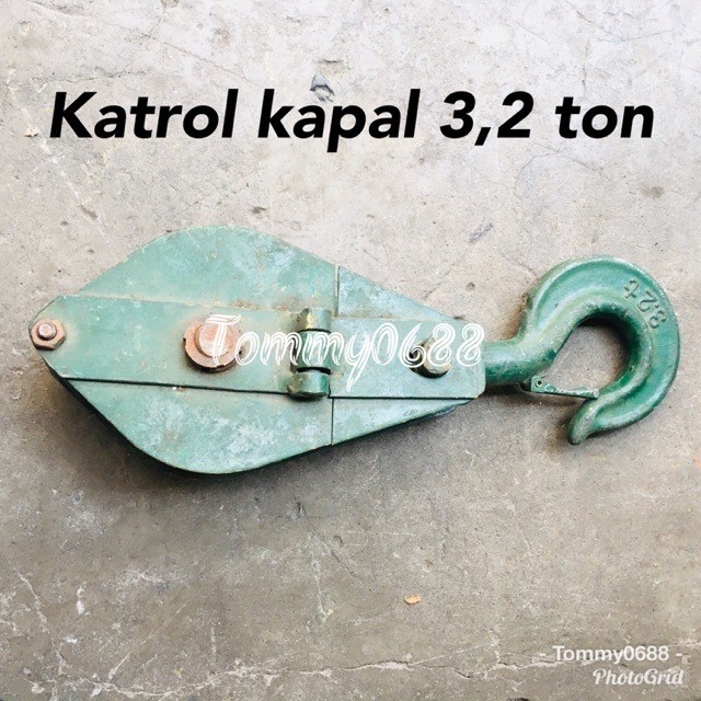 KATROL KAPAL SINGLE 3,2 TON UNTUK SELING / CABLE DAN TAMBANG. KEREKAN