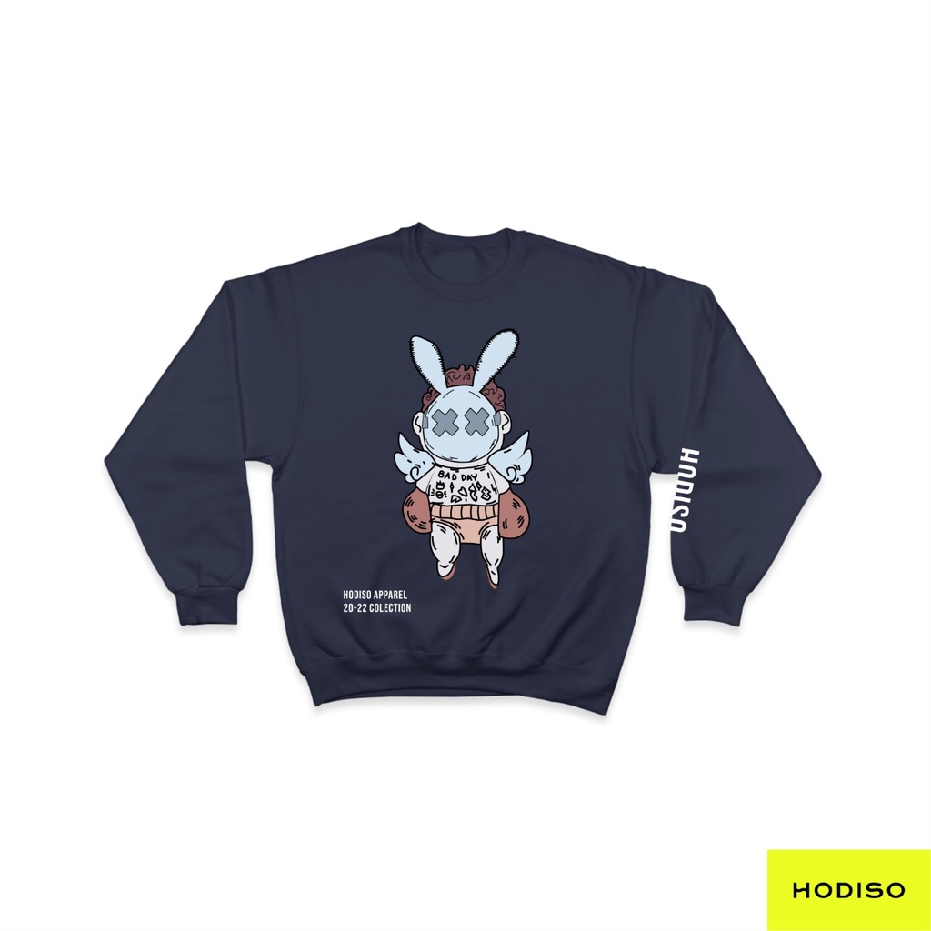 HODISO - Basic Sweater Angel Bunny Unisex Size M-XXL (Pria&amp;Wanita)