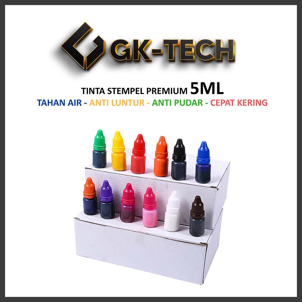 TINTA STEMPEL FLASH 5ML ( BISA COD ) PREIMIUM GRAFIKA KITA