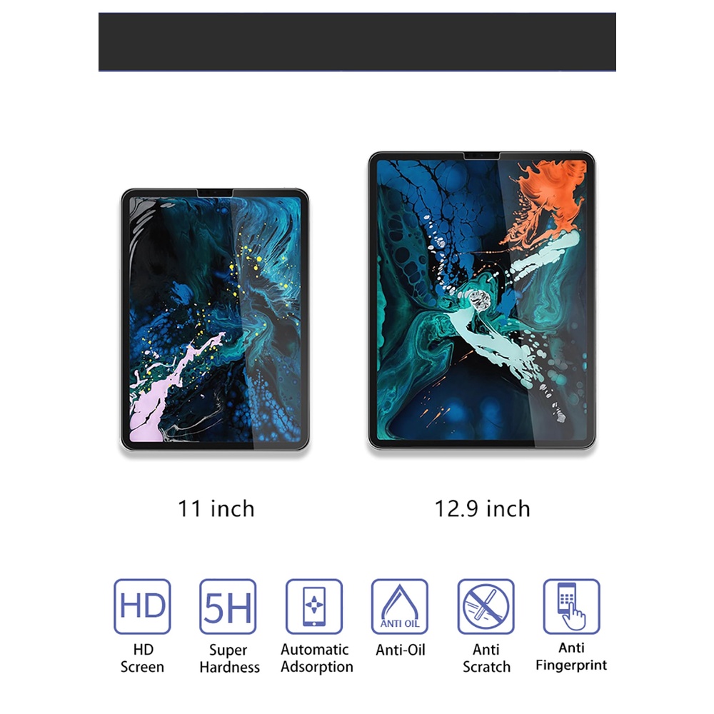 Nabnaw Pelindung Layar Tempered Glass Untuk Ipad Pro 11 Pro 2020