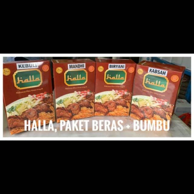 

Halla paket bers dan bumbu/halla bumbu praktis/bumbu timur tengah/makanan khas timur tengah