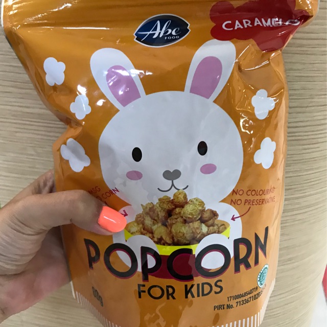 

Abe Popcorn For Kids and Adults 80gram Caramel No MSG