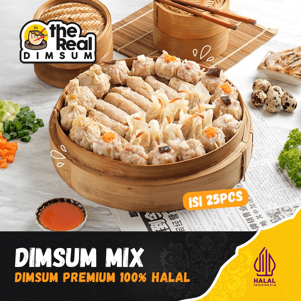 

The Real Dimsum Campur Halal Isi 25