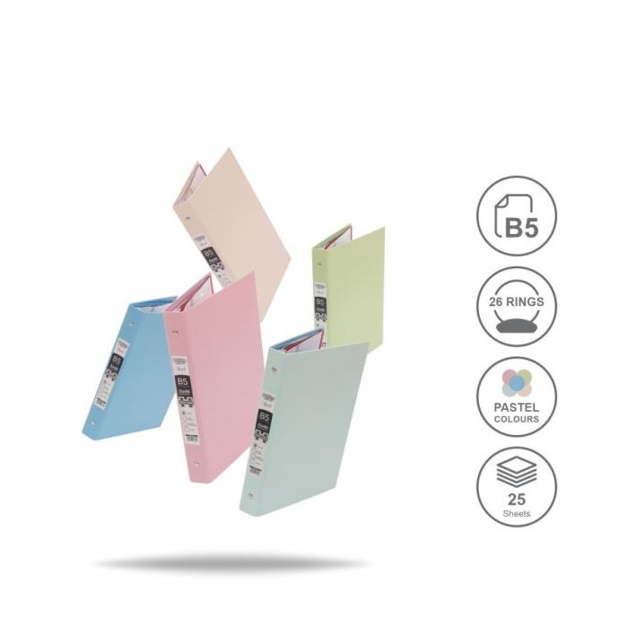 

Office & Stationery | Document Organizer | Bantex Binder B5 26 Ring Warna Pastel | Best Seller