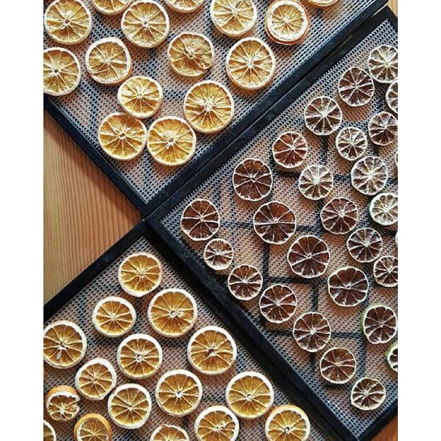 Organic&amp;Joy • The Citrus = Pure Dried Lemon+Lime+Orange (teh buah,infused water,3x antioxidant dlm 1kmasan,buah Murni dehydrated,bisa untuk hiasan kue/topping/cocktail/dll)