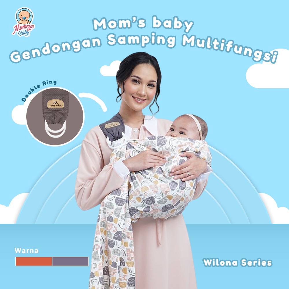 Moms Baby Gendongan Samping Multifungsi Wilona Series - MBG1020