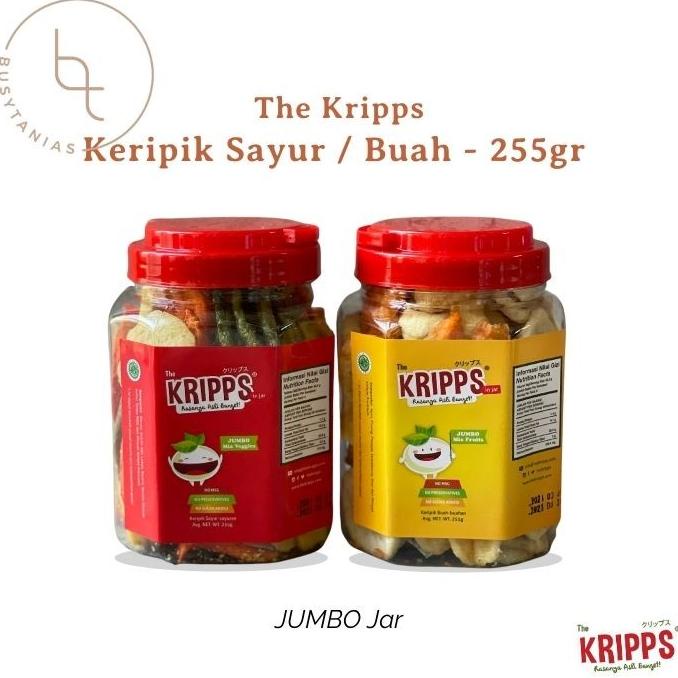 

PROMO Keripik Sayur & Buah THE KRIPPS JUMBO Snack Sehat - 255gr MURAH