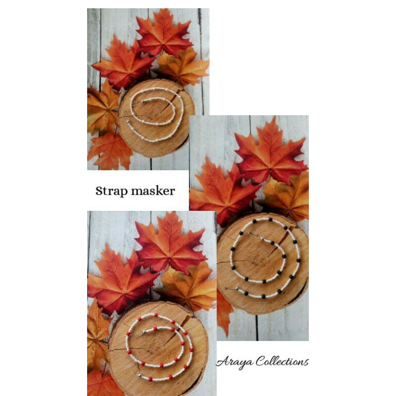 strap masker manik manik