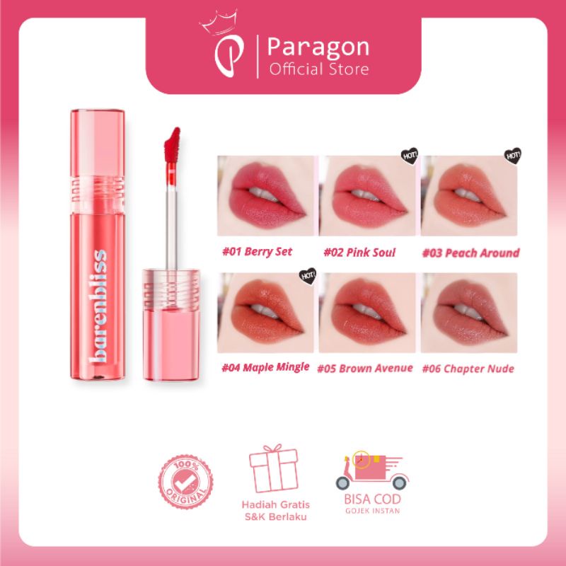 BNB barenbliss Berry Makes Comfort Lip Cream Korea Liquid Lipstik「24H Moisturizing」