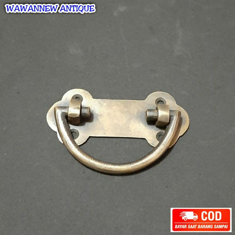 Handle / Tarikan Laci Lemari Jendela Pintu Rumah Kitchen Set Kuningan Antik 12cm