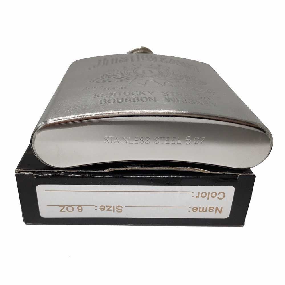 Terlariss !! Jim Beam Botol Minum Wine Whiskey Hip Flask 7oz - F0212