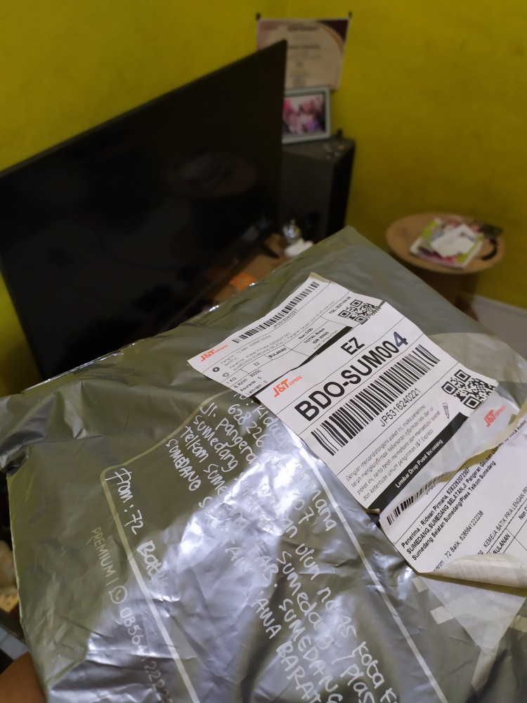 Kemeja Batik Pria Lengan Pendek Slimfit Premium Balian Biru Aqua Tosca Toska 725940 Cap 72