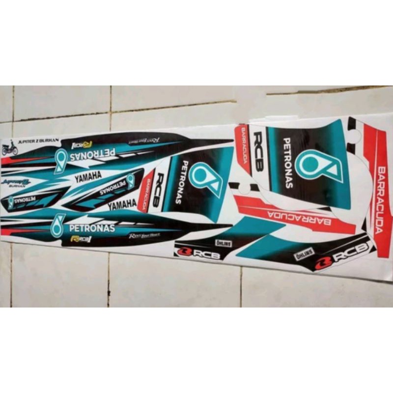 striping variasi sticker jupiter z 110 burhan motif petronas