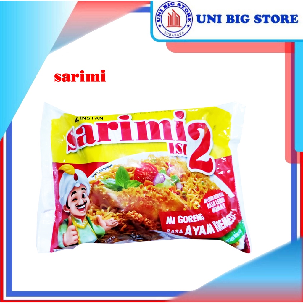 

Sarimi Mi Instan Mie Goreng Isi 2 Ayam Kremess 125 gr Kremes Noodles