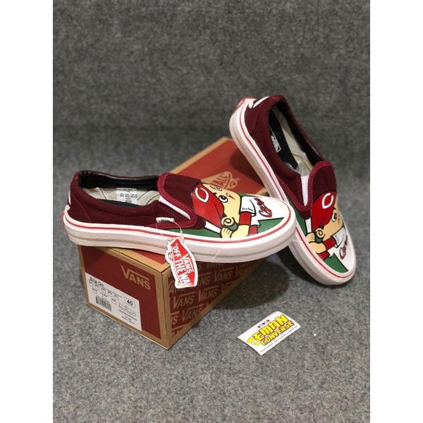 SEPATU V4NS SLIP ON X HIROSHIMA TOYO CRAP PREMIUM