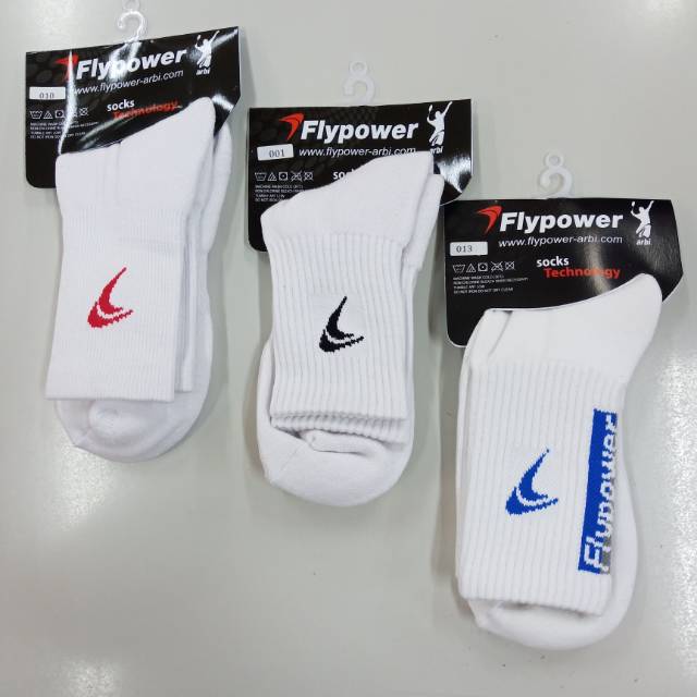 Kaos kaki kaoskaki badminton bulutangkis flypower fly power ori