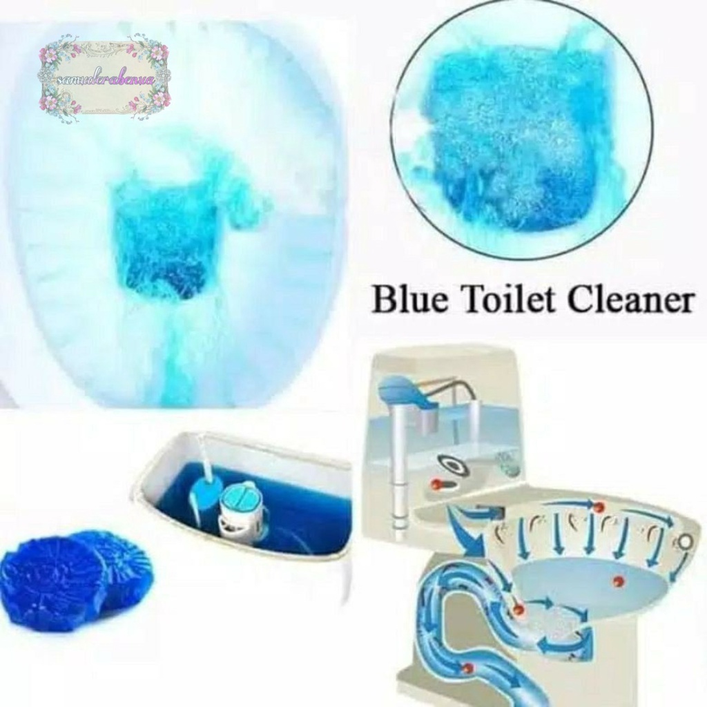 RT12 Tablet Biru Pembersih Penyegar toilet kloset anti Bau Jamur WC closet blue cleaner SiBiru SB3028