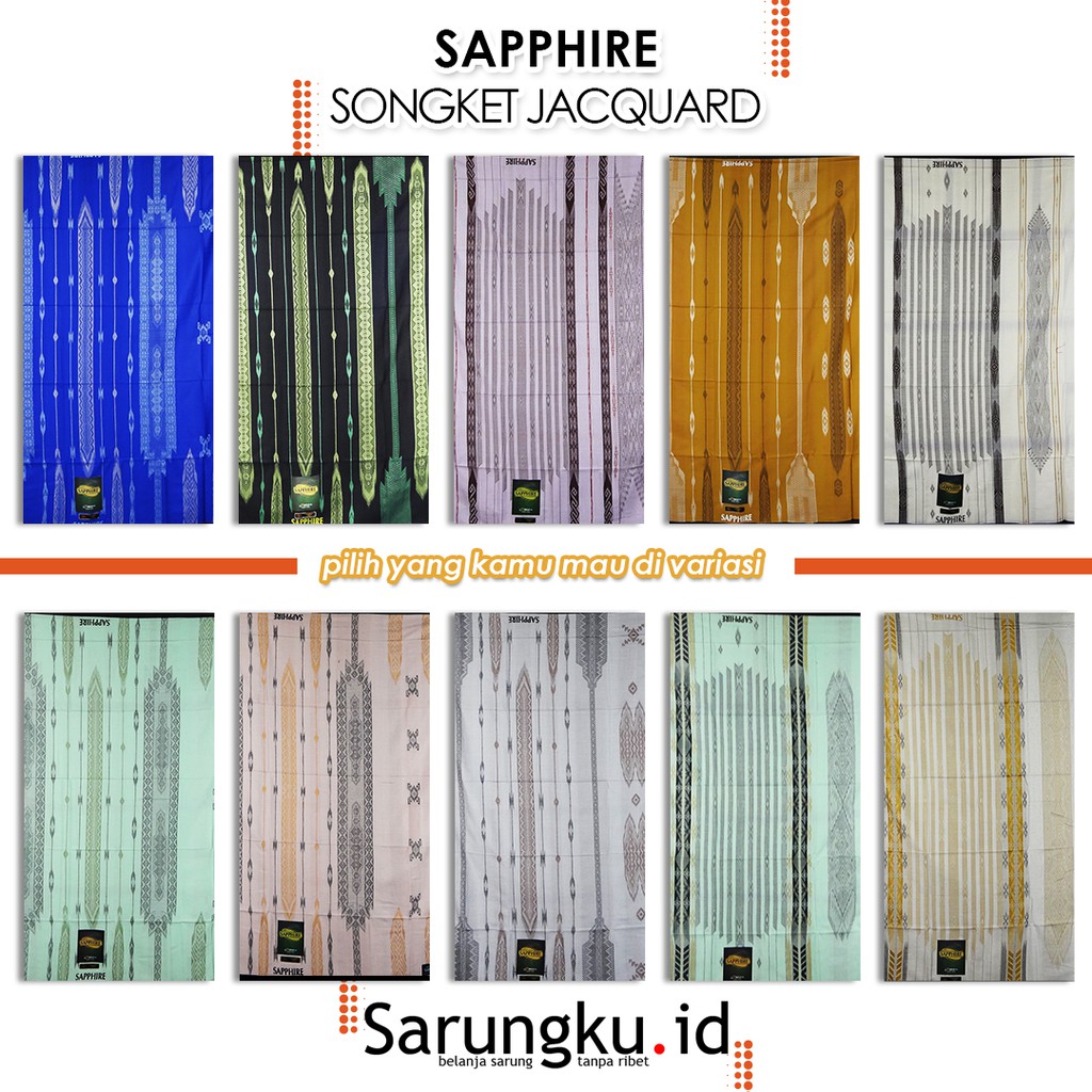 SARUNG SAPPHIRE SONGKET JACQUARD (SGJ)