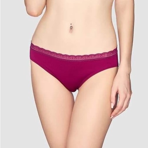 Luludi By Wacoal Panty Basic Midi LP 5806 Aksen Renda / Celana Dalam Wanita