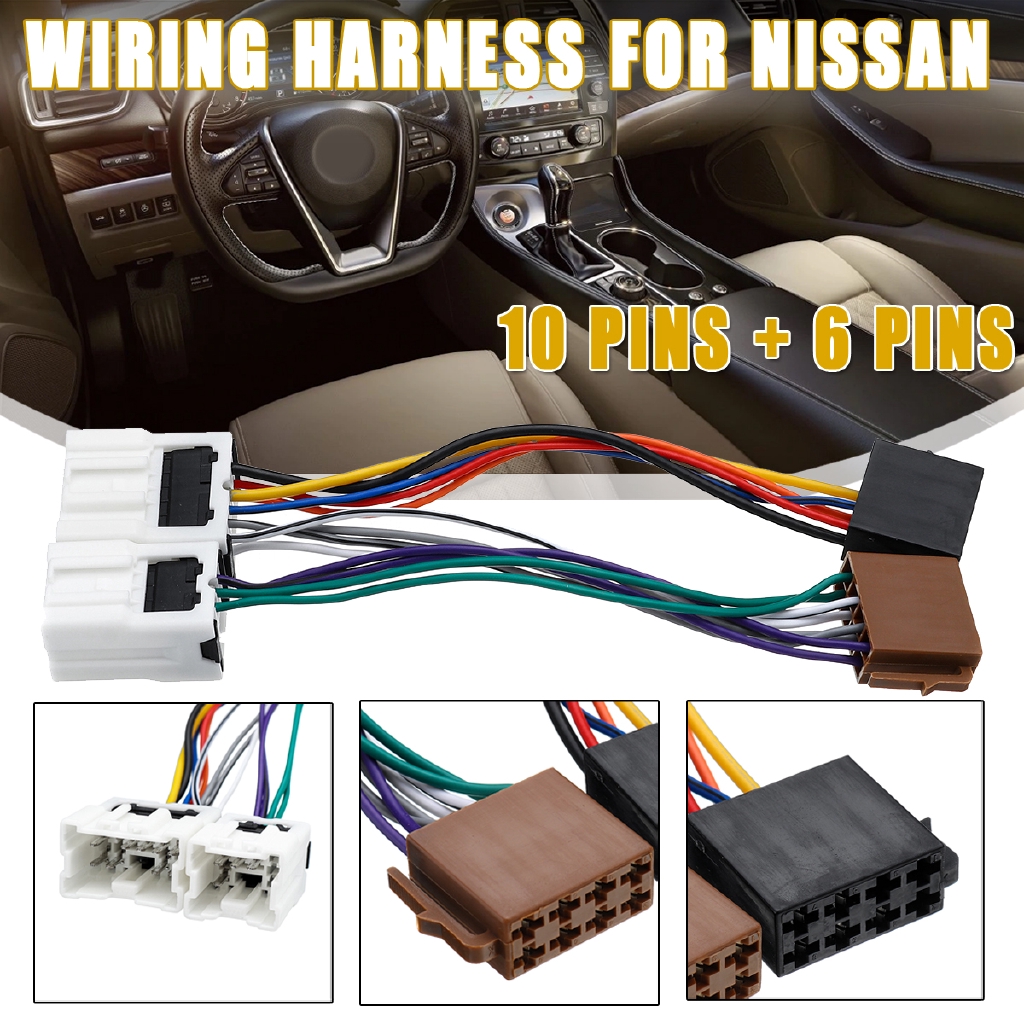 Wiring & Wiring Harnesses Car Stereo Radio ISO Wiring Harness Connector