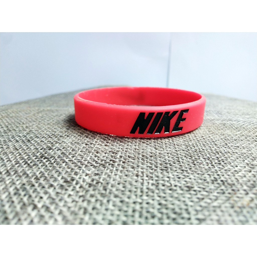 COD NIKE GELANG TANGAN PRIA - GELANG KARET NIKE SPORT ORIGINAL FASHION NIKE MERAH