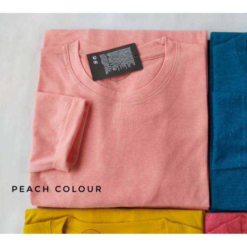 kaos katun polos lengan panjang