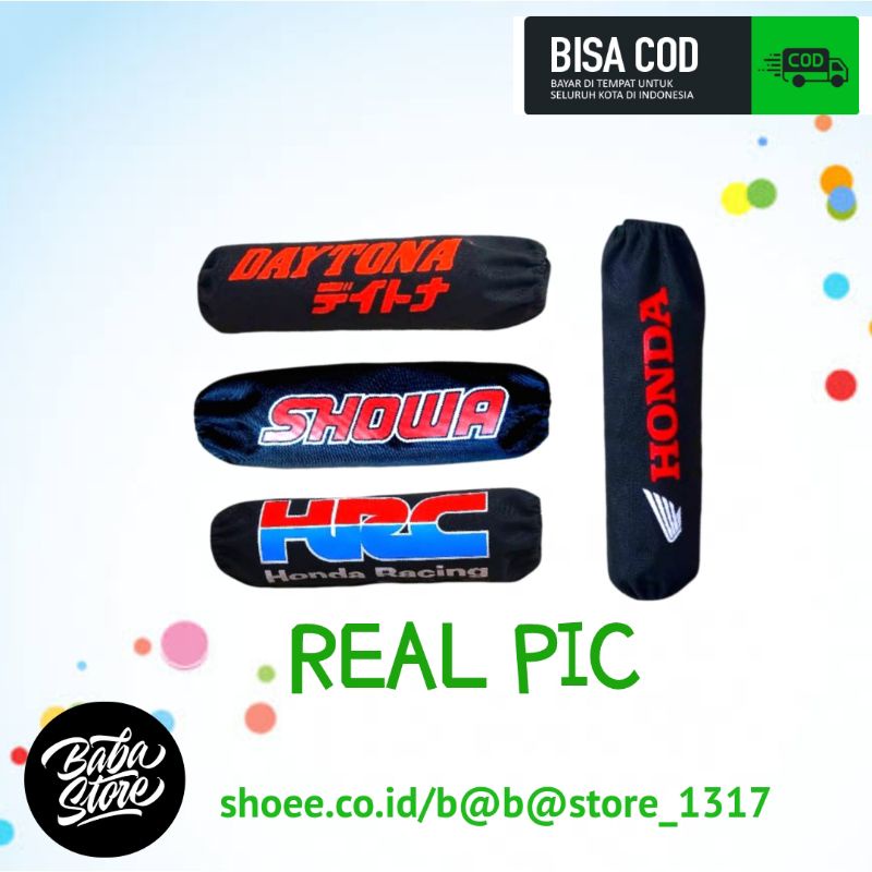 COVER SHOCK BREAKER/SARUNG SHOCK BREAKER MOTOR HONDA HRC DLL