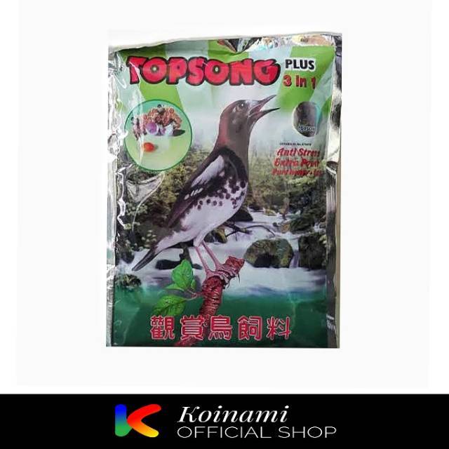 Top Song Rumput Laut / Hijau / Topsong Rumput Laut  Pakan Burung / Bird Food