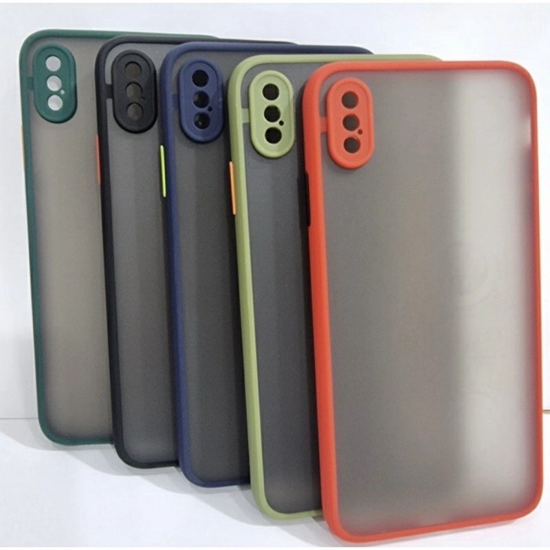 CASE MATTE IPHONE X IPHONE XS TRANSPARAN FUZE MACARON MY CHOICE - FA