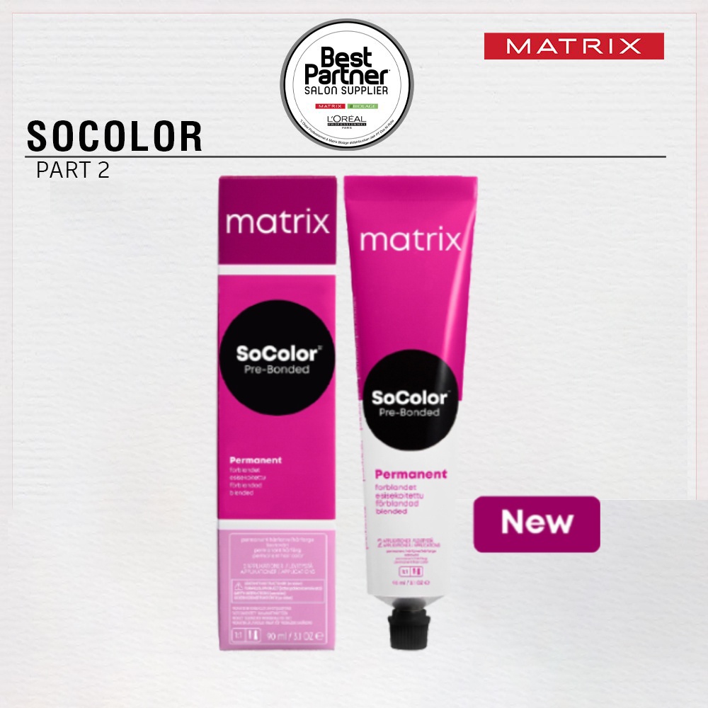 ❤️Glamouroseshop❤️ Matrix So Color / Matrix Socolor 90ml (Seri Copper, Gold Brown, Red)