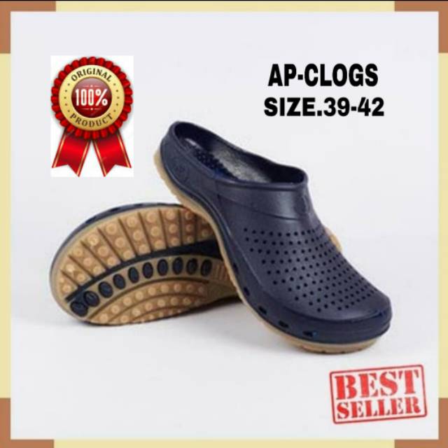  SEPATU  SANDAL AP CLOGS SENDAL KARET  SLOP  SANDAL PRIA SIZE 