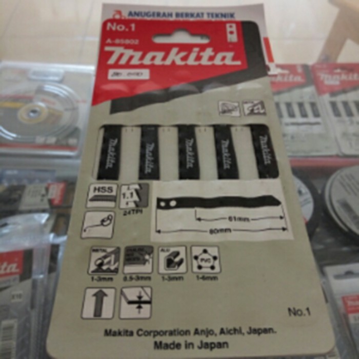 Mata Jigsaw Mata Gergaji Besi Alumunium Makita Lurus