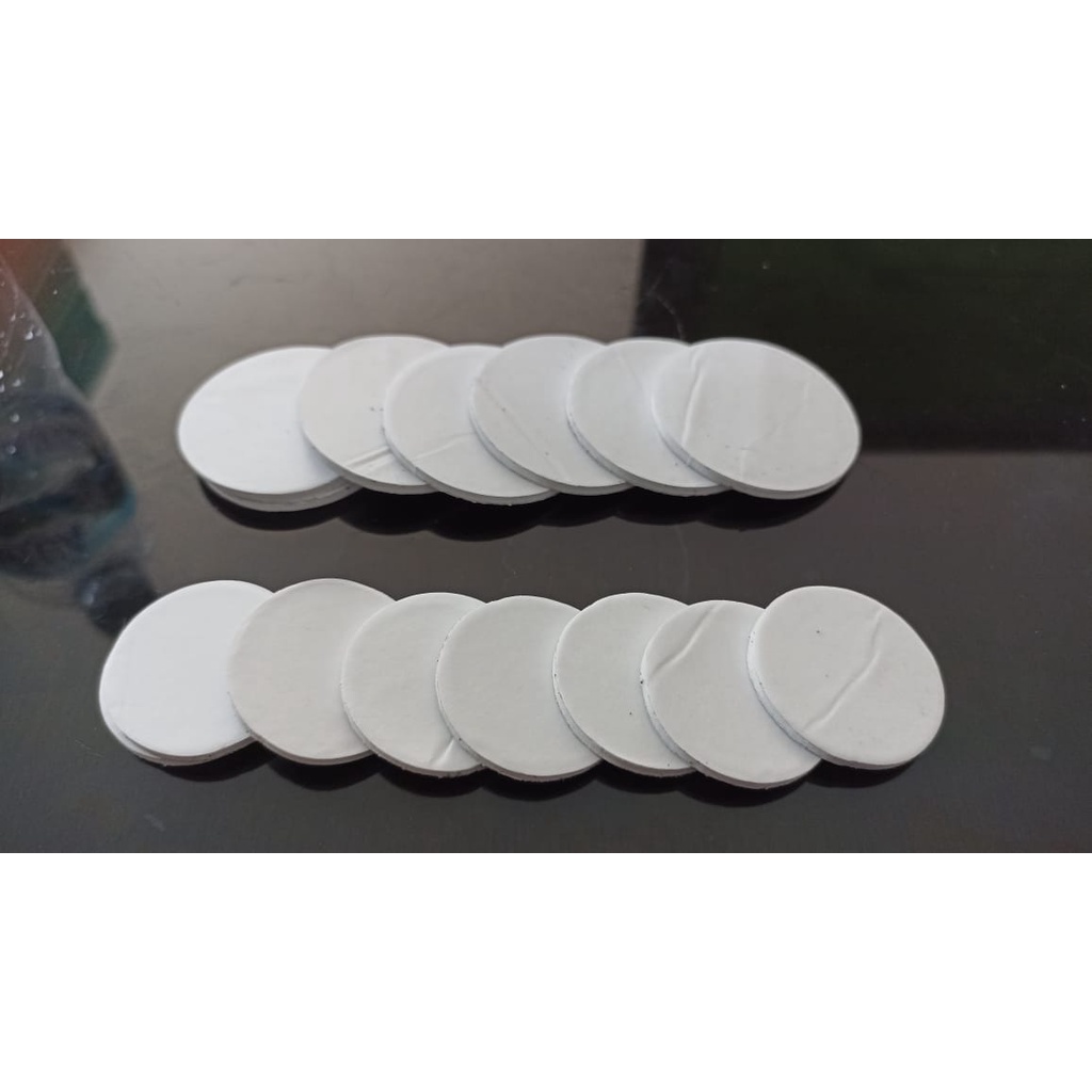 

Doubletape Bulat Busa Foam Putih Hitam | Double Tape Premium Quality