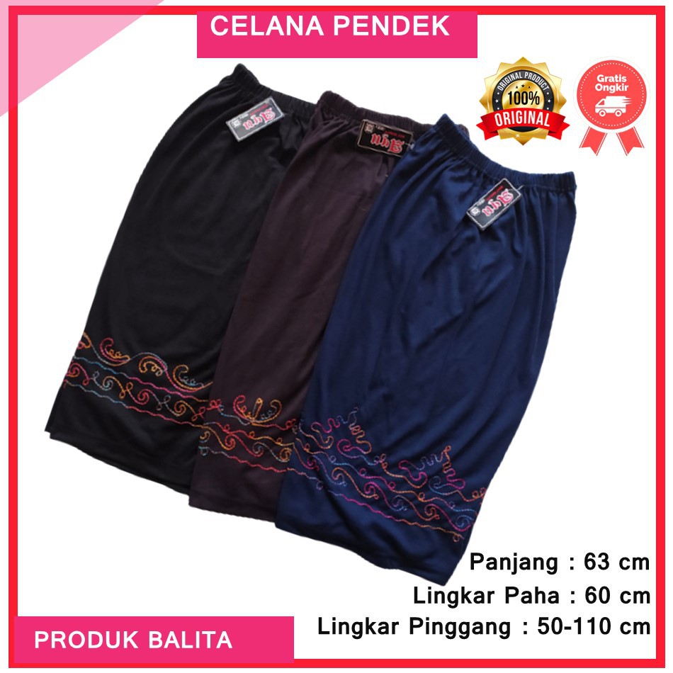 Celana Kulot Wanita Pendek 3/4 Jumbo Murah