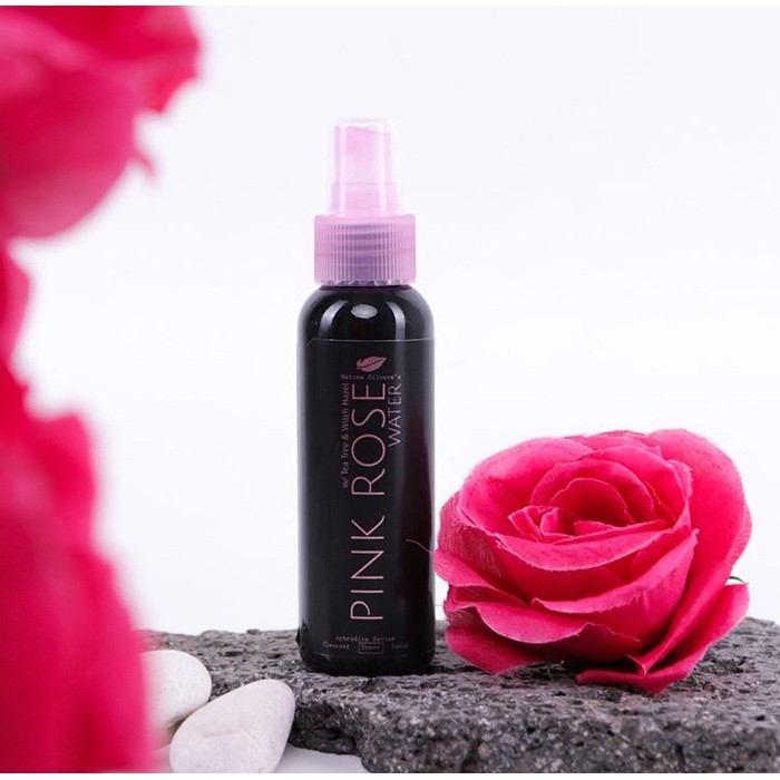 NATUNA ROSE WATER TONER WITH TEA TREE &amp; WITCH HAZEL | SPRAY WAJAH