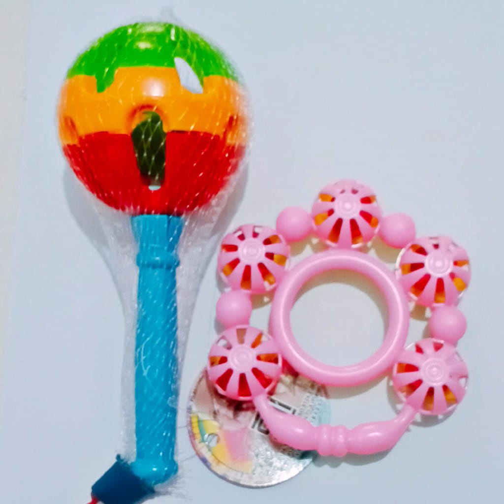 Kerincingan 2pcs lolipop&amp;5bola mini