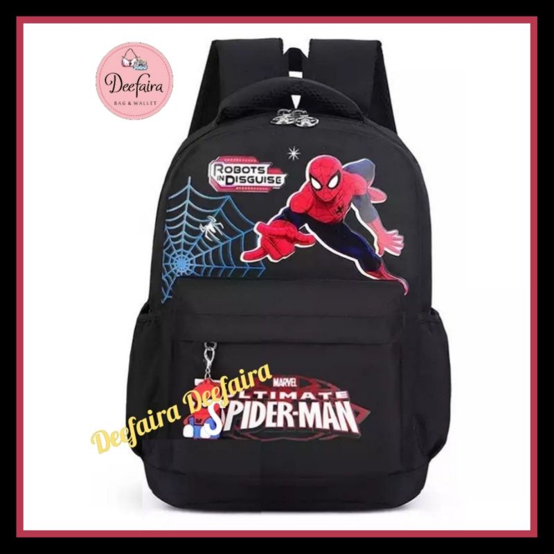 Tas Sekolah Anak Laki Laki TK SD Backpack Sp1derm4n