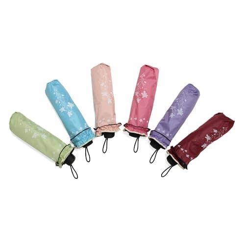 Payung Lipat LOKO ASAGAO ( ada lapisan hitam anti UV) Jepang KorEA - Payung Lipat Anti UV